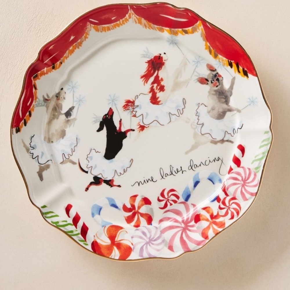 Anthropologie New #9 Ladies Dancing Inslee Fariss